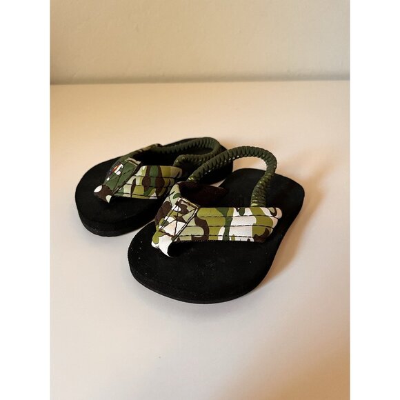 Rainbow Flip Flops Infant Camo 5 - Picture 1 of 8